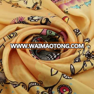 Multi-color Pure Satin Multifunctional Lady 100% Silk Cotton Scarves