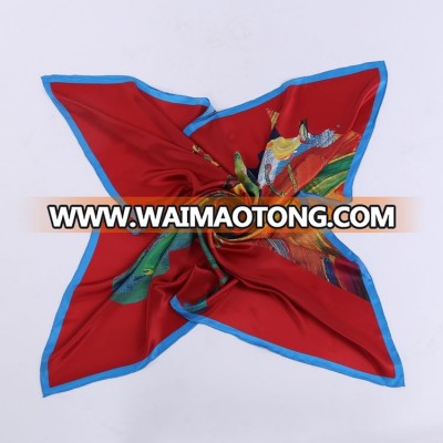 Eco-friendly Amazing Various Style Soft Silk Squre Custom Made Scarves