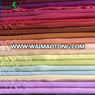 China Manufacture Best Selling 100% Promotional Plain Silk Fabric